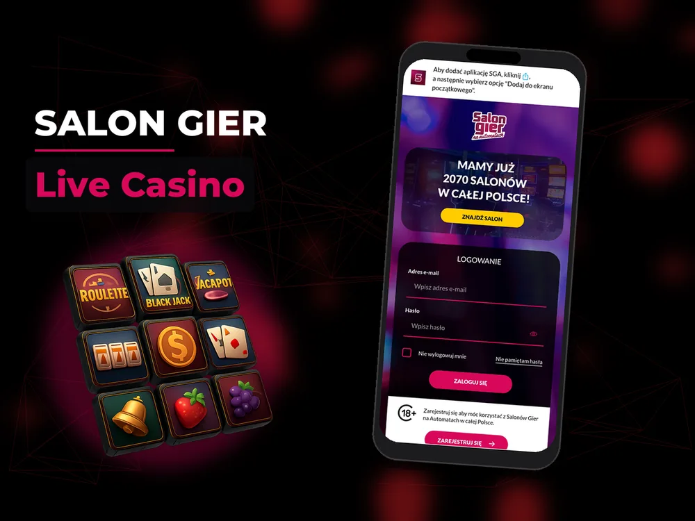 Salon Gier - Live Casino