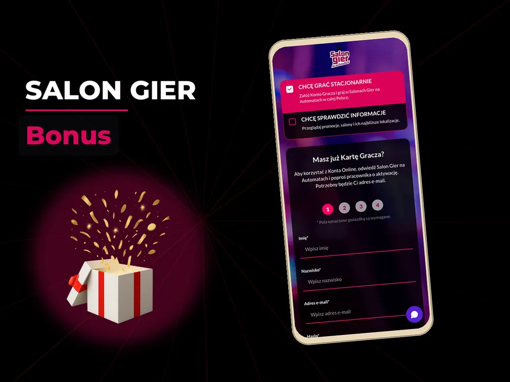 Salon Gier - Bonus