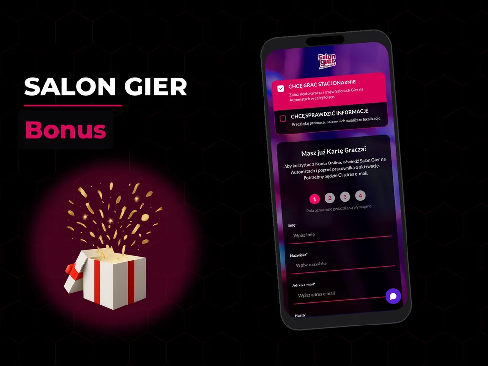 Salon Gier - Bonus