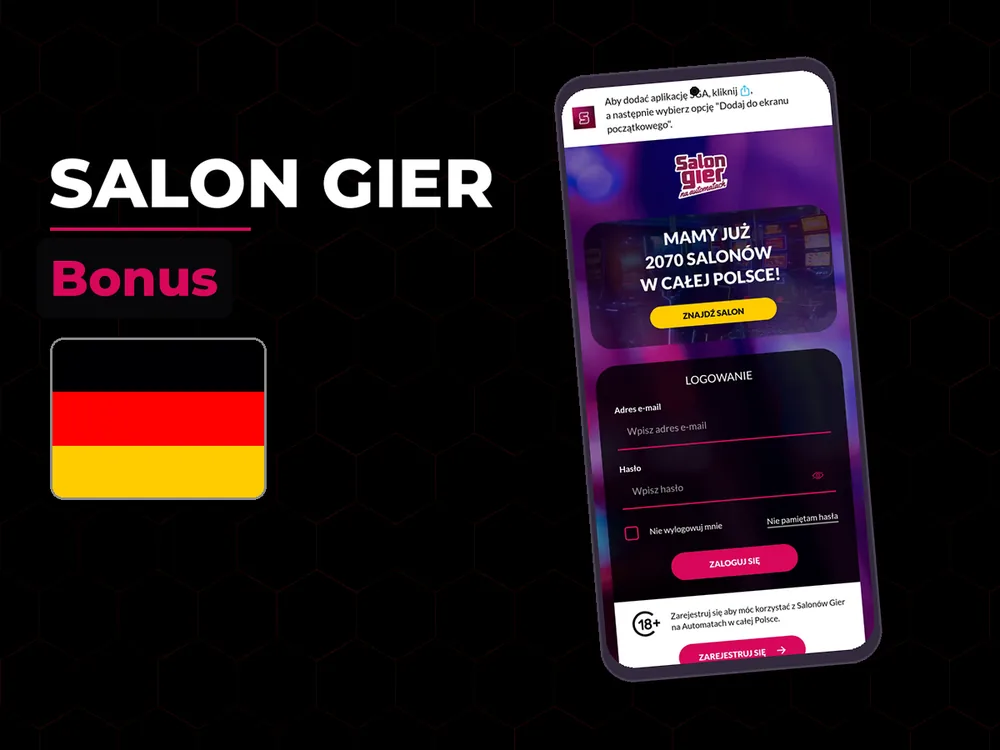 Salon Gier - Bonus