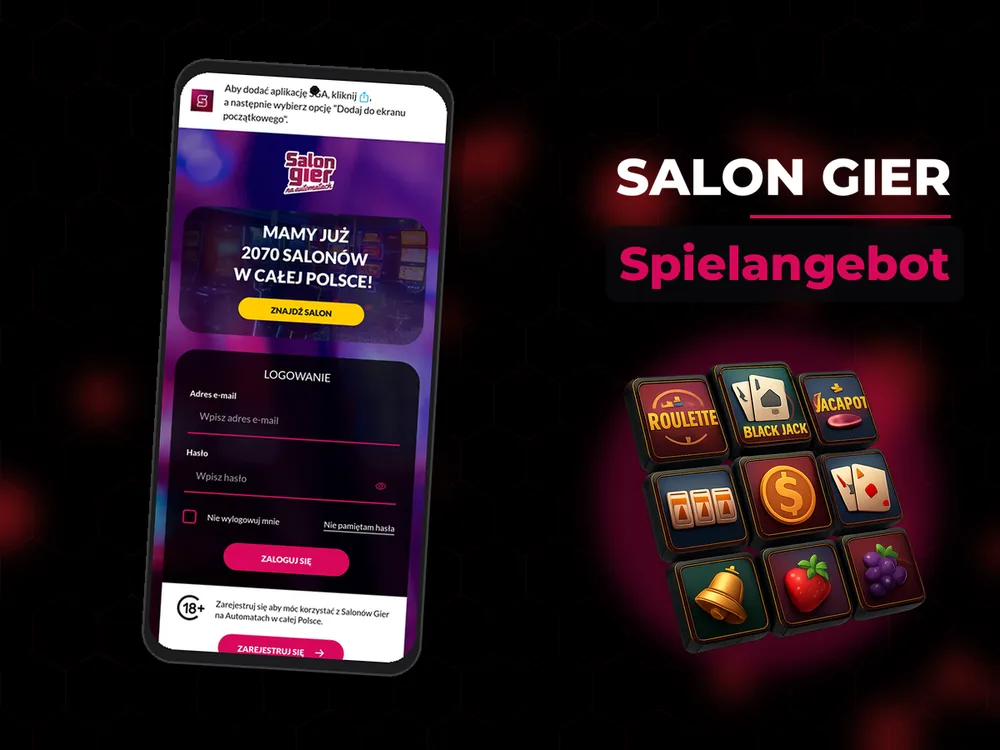 Salon Gier - Spielangebot