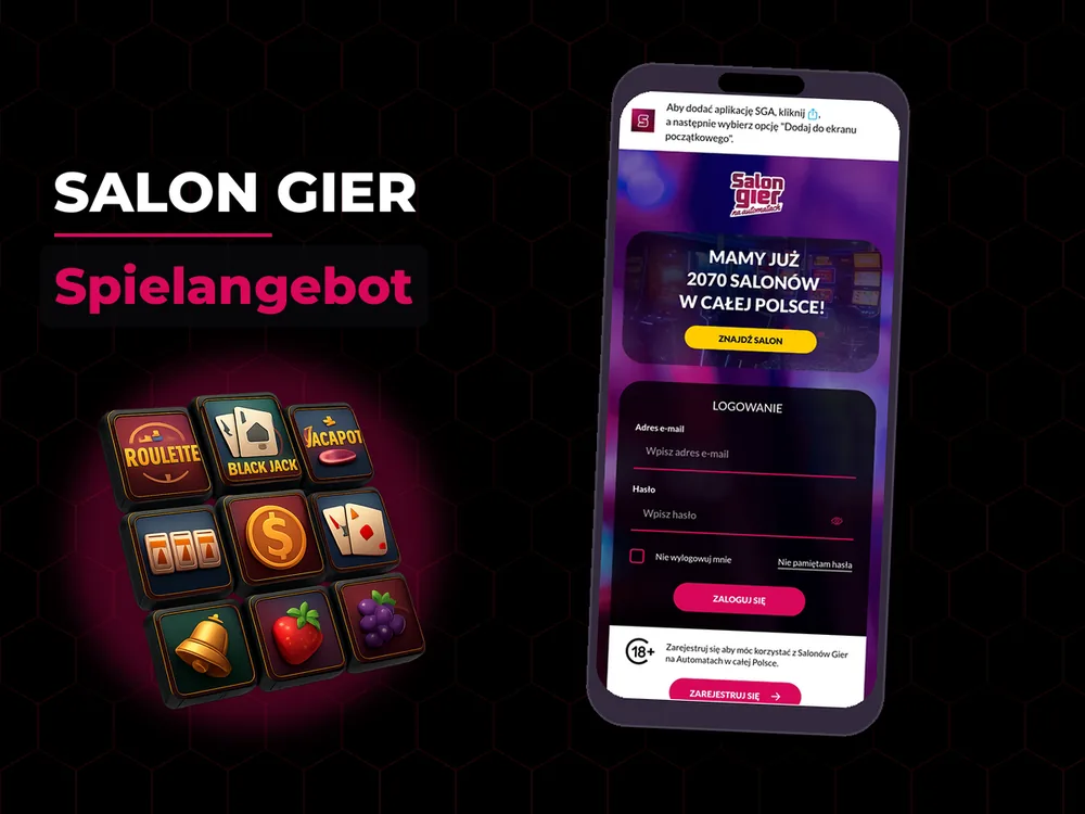 Salon Gier - Spielangebot
