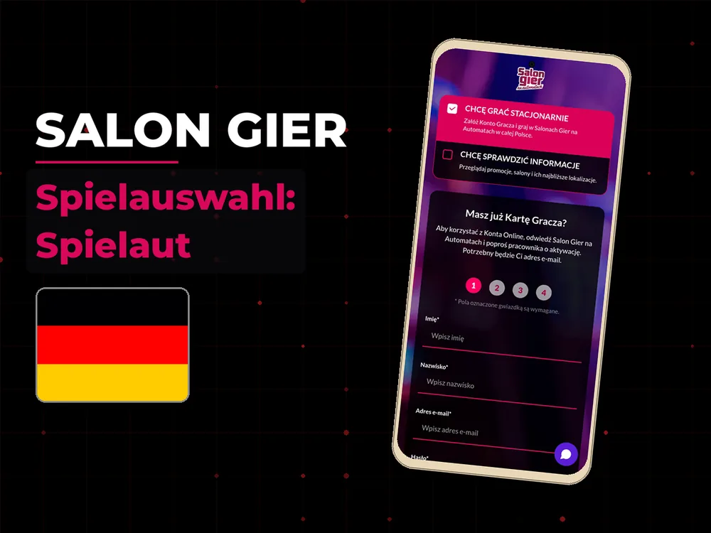 Salon Gier - Spielauswahl: Spielaut