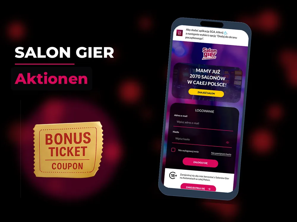 Salon Gier - Aktionen